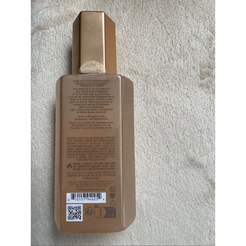Blake Brown Wild Nectar Santal Hair & Body Refresh Mist 5 floz